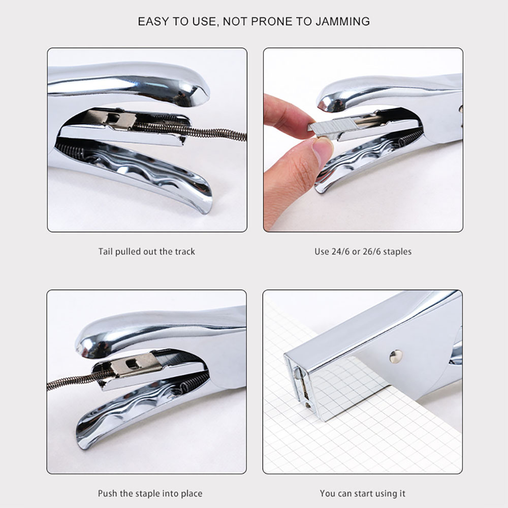 Metal Handheld Stapler, Hand-H - Stapler Heavy Duty 评论和价格