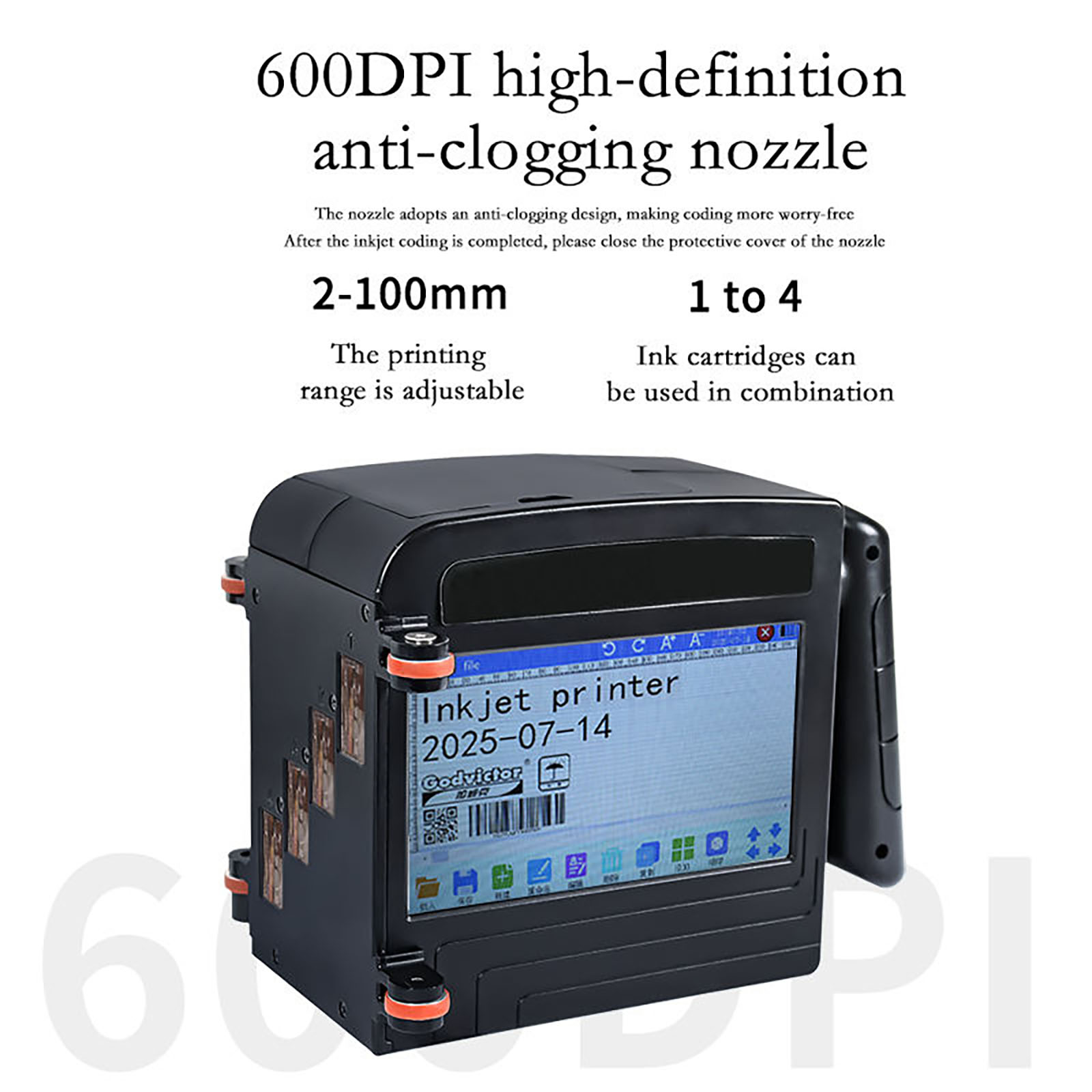 ZM-C100 10CM Portable Handheld - Barcode Printer 评论和价格
