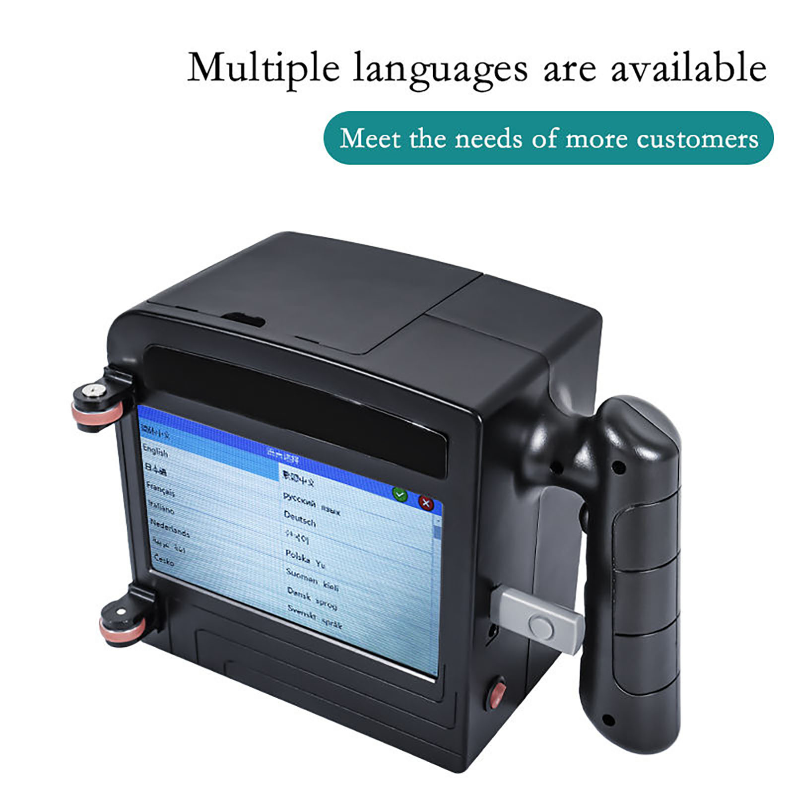 ZM-C100 10CM Portable Handheld - Barcode Printer 评论和价格
