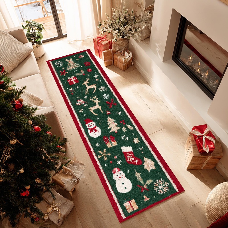 Xmas Bauble Print Runner Rug P - Commercial Fabric Printing Machine 评论和价格