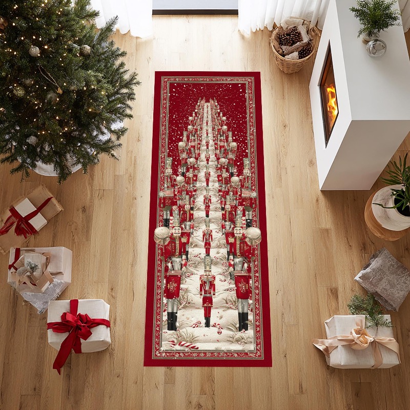 Xmas Bauble Print Runner Rug P - Commercial Fabric Printing Machine 评论和价格