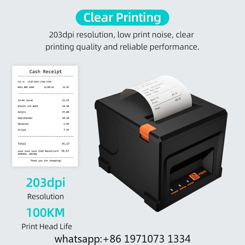 【POS-8360】80mm USB+LAN Receipt - Receipt Printer 评论和价格