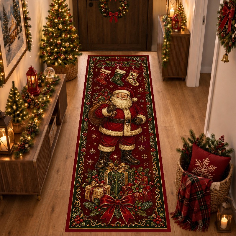 Santa Gift Print Runner Rug Pr - Commercial Fabric Printing Machine 评论和价格