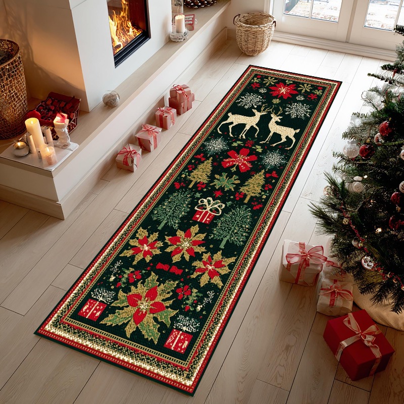 Santa Gift Print Runner Rug Pr - Commercial Fabric Printing Machine 评论和价格