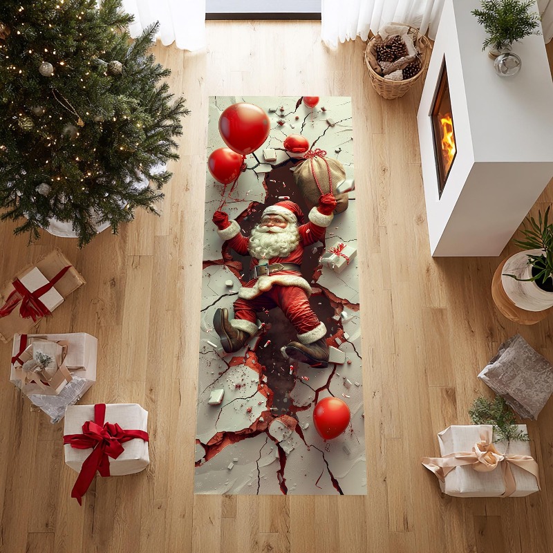 Santa Gift Print Runner Rug Pr - Commercial Fabric Printing Machine 评论和价格